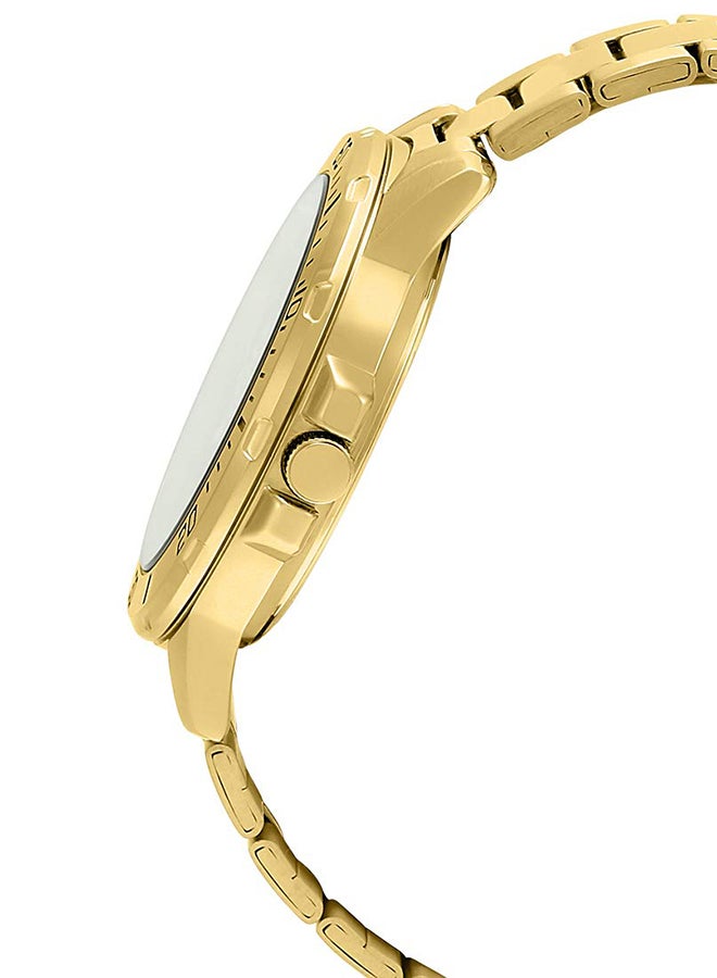 CASIO Men Enticer Series Water Resistant Stainless Steel Analog Watch MTP-VD01G-9EVUDF - 45 mm - Gold - Image 3