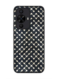 Stylizedd Rugged Black edge case for Huawei nova 12s / Huawei nova 11/ Huawei nova 12 Lite 4G, Slim fit Flexible Anti Drop Thin Cover - Connect The Dots (Black)  - Image 1