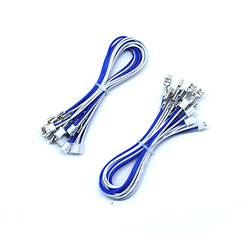 Arcity 20 Pcs Arcade Button Wires Harness Cable for Zero Delay USB Encoder PCB with 0.187" 4.8mm Terminals Compatible with Micro Switches HAPP Style Arcade Buttons Joysticks New - Image 1