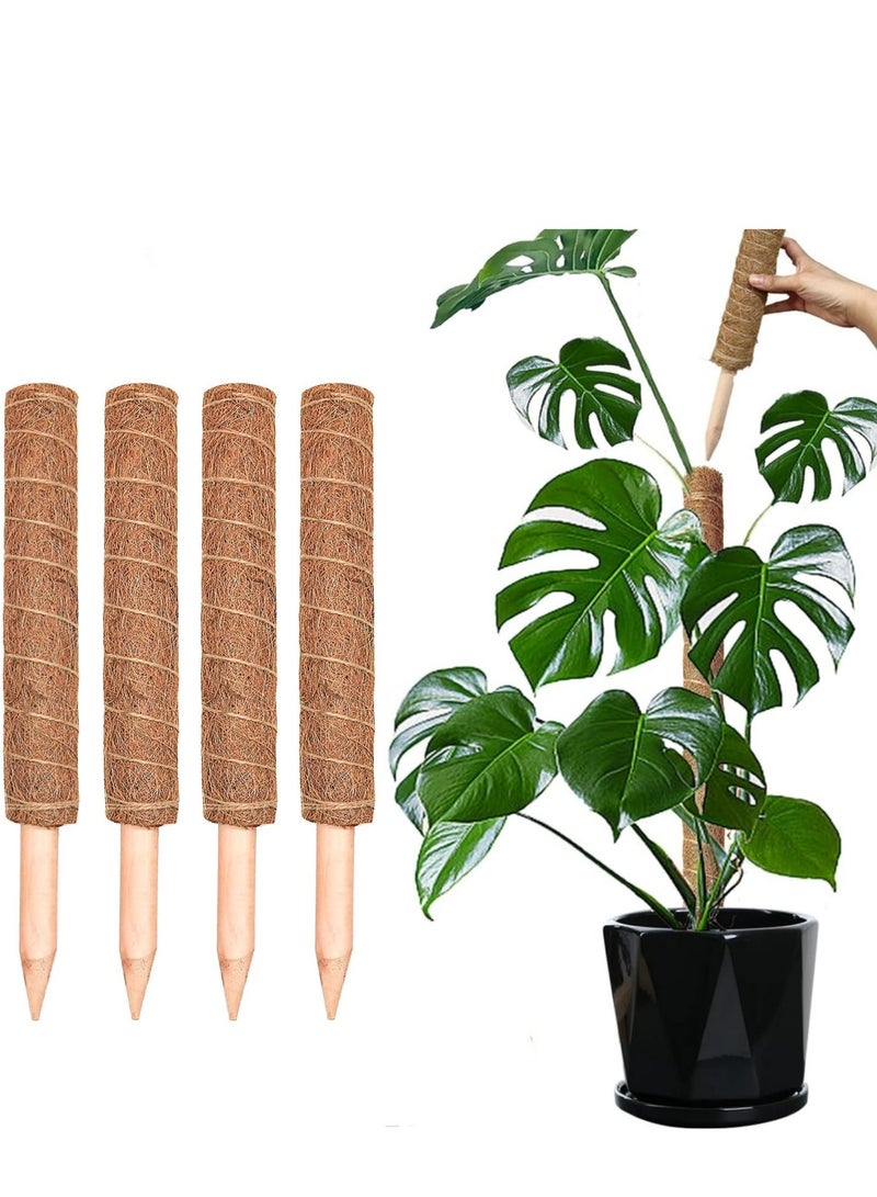 Toriseek Moss Pole, 40cm/16inch Monstera Plant Support for Climbing Plants Accessories Indoor, Stackable Moss Poles Plant Support Stakes, Coir Plant Pole Sticks for Potted Plants - Image 1
