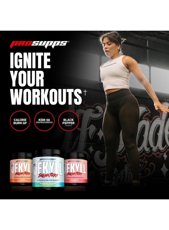 PROSUPPS Dr. Jekyll Signature Pre-Workout Powder, Stimulant & Caffeine Free, Intense Focus, Energy & Pumps, (30 Servings, Blueberry Lemonade) - Image 5