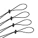 Oumers 4pc Bungee Goggle Strap Kit Tapered End Swimming Goggle Straps for Swim Goggles - Image 2