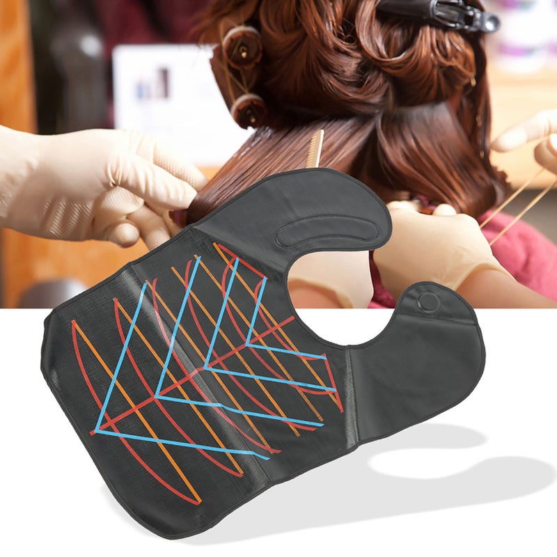 Waterproof Barber Cape: PVC Material, Magnetic Buckle - Fitted Collar, Reusable Hairdressing Gown for Professional Hair Stylists, Home Hair Cutting & Salon Use - Image 4