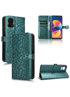 Case For TCL 50 LE 4G Honeycomb Dot Texture Leather Phone Case