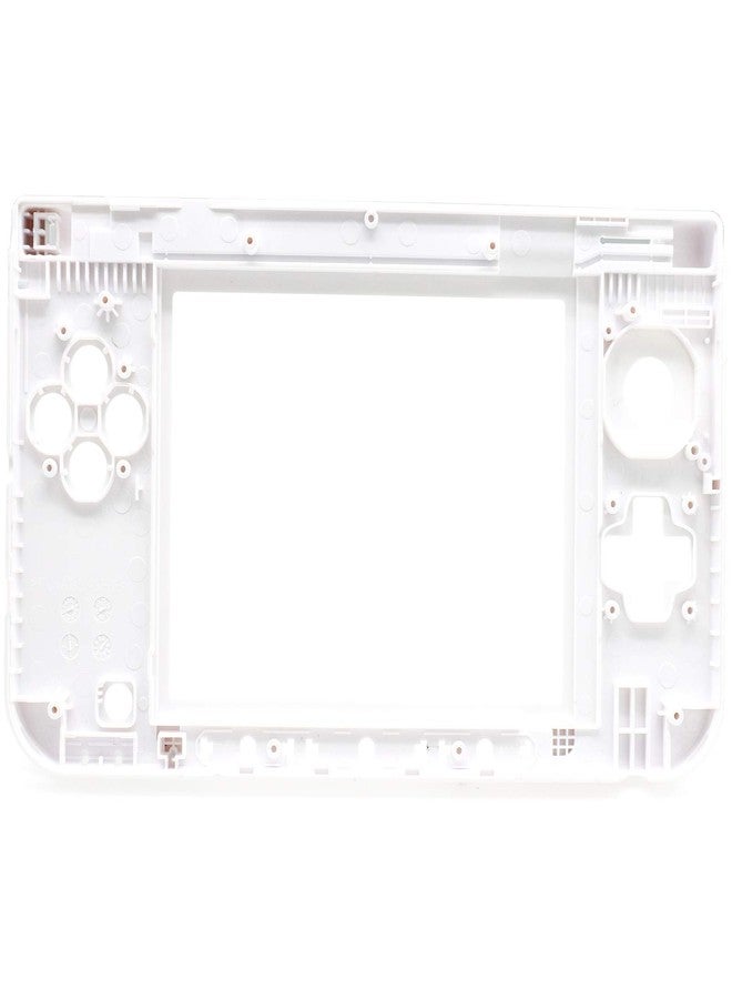 Deal4GO Replacement Hinge Part Bottom Middle Shell Housing Cover Midframe Case for Nintendo 3DS XL / 3DS LL (White) - Image 2