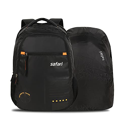 Safari Swagpack 35 Ltrs Large Laptop Backpack With 3 Compartments and Raincover - Black (SWAGPACK19CBBLK) - Image 1