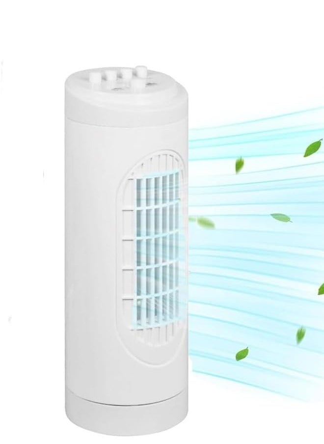 Cady One Bladeless Oscillating Tower Fan with Remote Control, Portable Quiet Cooling Fan, Electric Standing Floor Fan with 3 Wind Speeds and 3 Modes, 30W Vertical Air Cooler  - Image 1