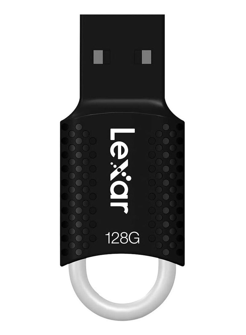Lexar JumpDrive V40 128GB USB 2.0 Flash Drive – High-Speed Data Storage, Compact Portable Pen Drive, Secure File Transfer, Plug and Play, Compatible with PC, Laptop, Smart TV, Car Audio - Image 1