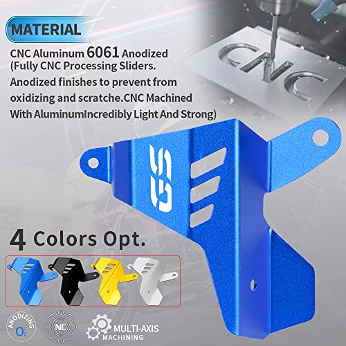 Modeer for F750GS F850GS 2018-2025 F850GS Adv 2019-2025 Motocycle Accessories CNC Aluminium Gear Shift Lever Protective Cover F 750GS F 850GS F 850GS Adv Quick Shifter Protector (Black) - Image 5