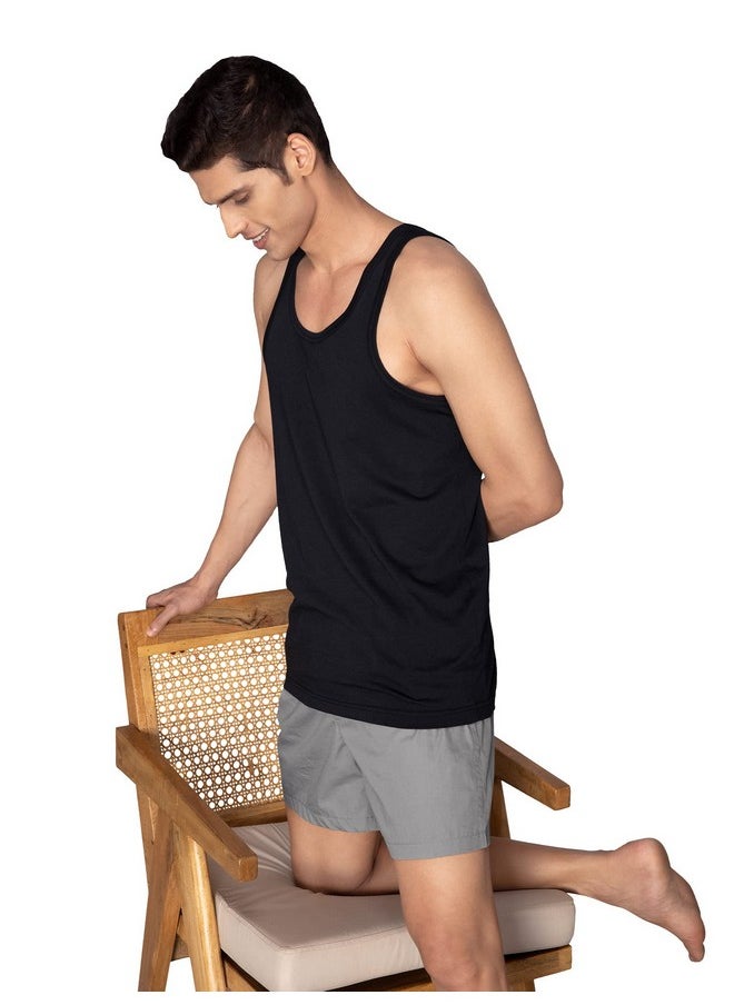 XYXX XYXX Men Combed Cotton innerboxers, Regular Fit, Solid, Pack of 1, XYBOX96L, Ash Grey, L  - Image 4