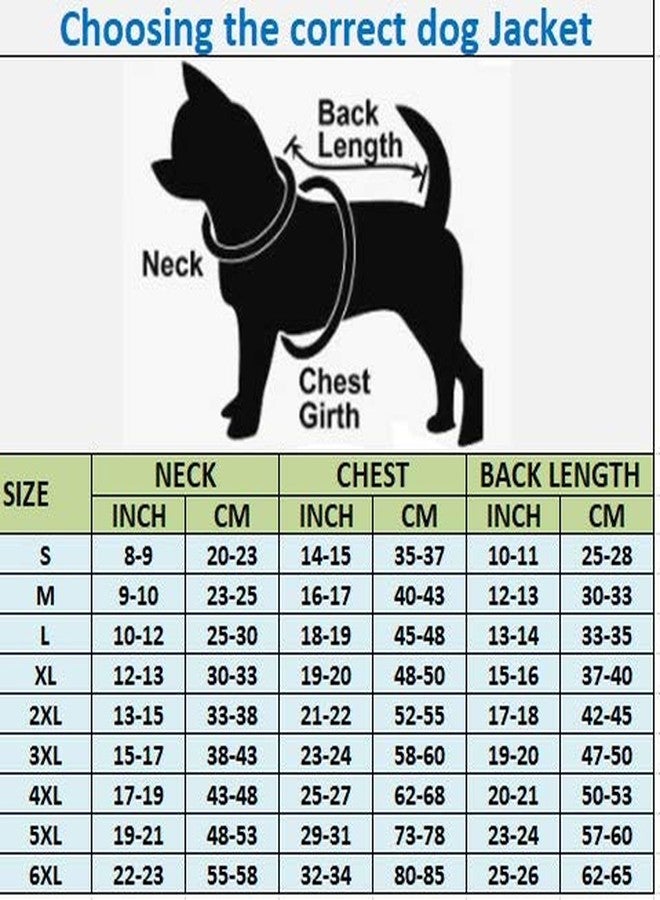 PETANGEL Waterproof & Warm Padded Zipper Jackets for Dogs- AJ056 (Chest Size - 52-55 cm) Please Check Size Chart Before Order. - Image 5