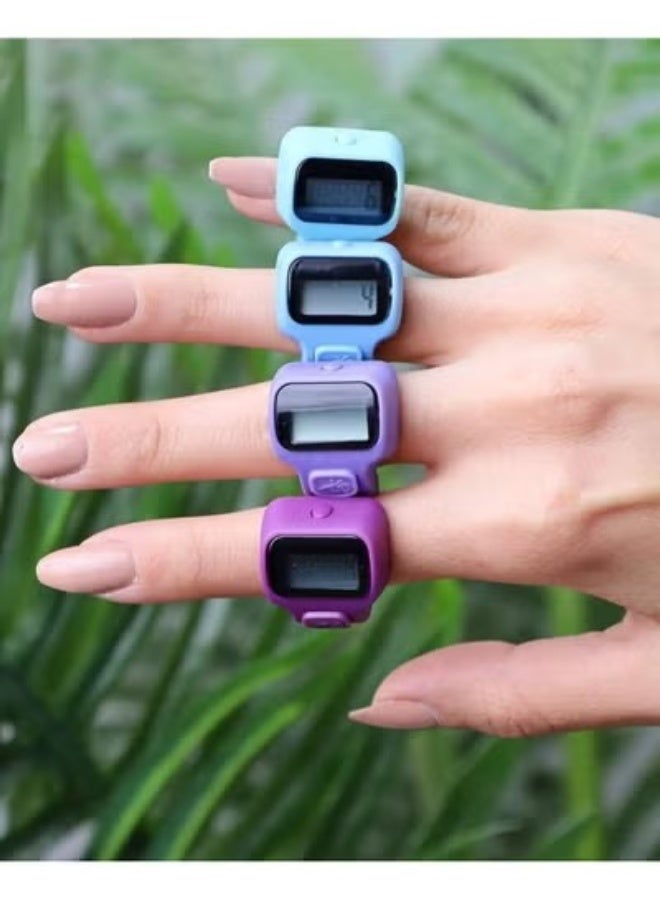 Digital Electronic Finger Counter Set, 3 Pieces, Multi-Color LED - Image 2