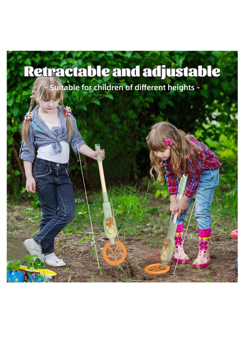 Excefore Outdoor Explorer Kit for Kids, Camping Adventure Toy Set with Metal Detector, Magnifying Glass, Shovel, Whistle and Compass, Educational Nature Exploration Toy Gift for Boys Girls - Image 4