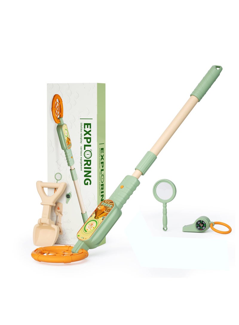 Excefore Outdoor Explorer Kit for Kids, Camping Adventure Toy Set with Metal Detector, Magnifying Glass, Shovel, Whistle and Compass, Educational Nature Exploration Toy Gift for Boys Girls - Image 1
