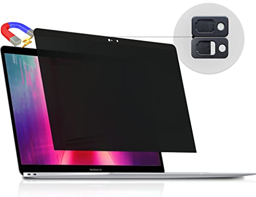 Peslv Magnetic Privacy Screen for MacBook Pro 15 Inch (2016-2019), Removable Anti Blue Light Glare Peep Filter Black out Screen Protector for Mac 15In Laptop Model (A1707, A1990) - Image 1