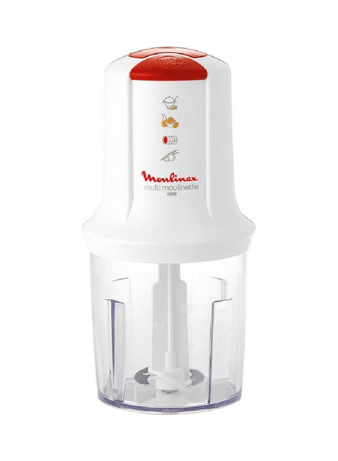 Moulinex Multi Moulinette Food Chopper 0.500 Liter 400 W AT711131 White/Red - Image 1