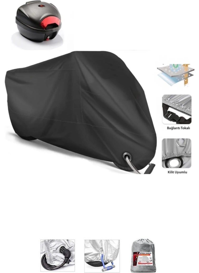 Breen - Ducati Diavel Amg Special Edition Rear Bag And Lock Compatible Black Motorcycle Canvas - Image 1