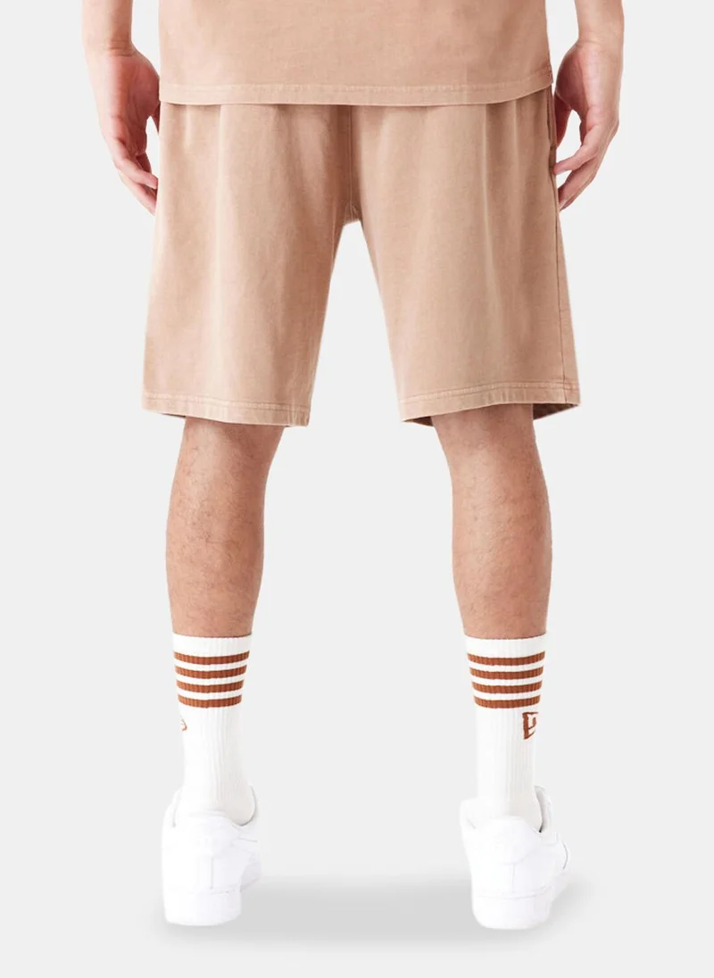 نيو ايرا Men's Washed Logo Shorts