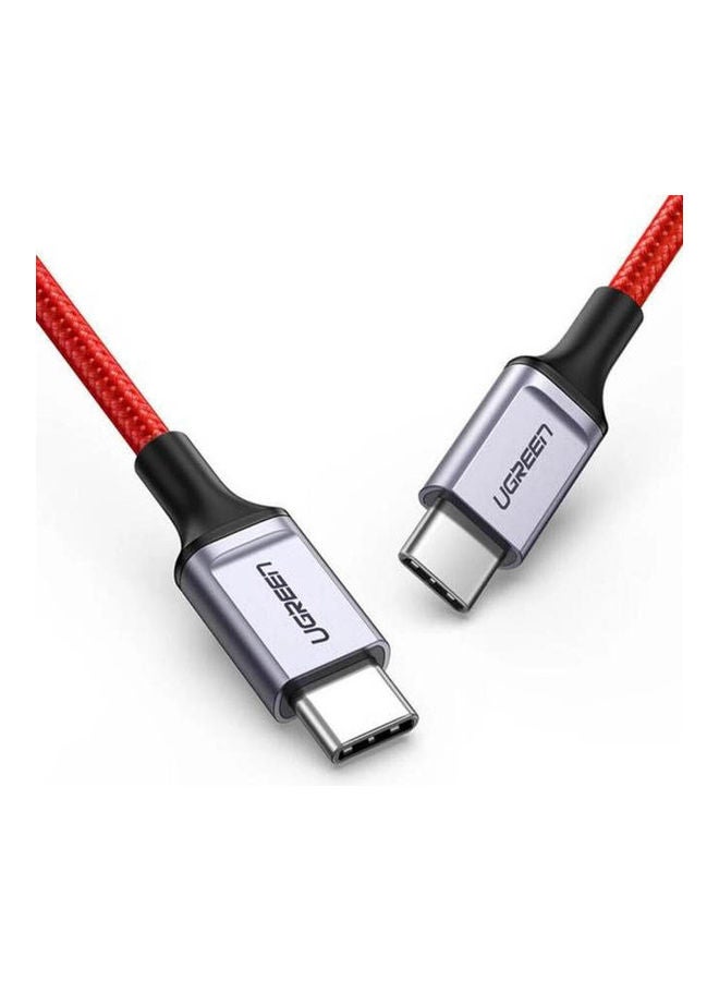 يو جرين USB 2.0 Type C Male To Male Cable 1m