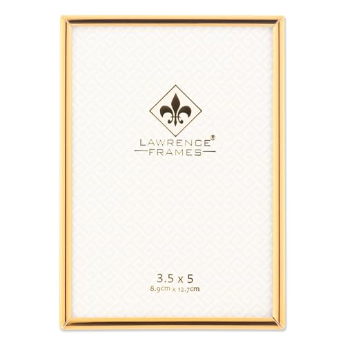 Lawrence Frames 3.5W x 5-Inch H Simply Gold Metal Picture Frame (670035) - Image 5