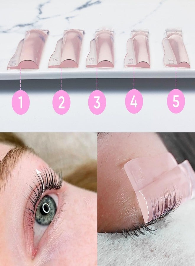 Libeauty 3-Piece Lash Lift Tools Kit with Glue Balm & Lift Rods & Ribbon, Professional Salon Grade Tools, Pink Lift Pads 5 Sizes - Image 5