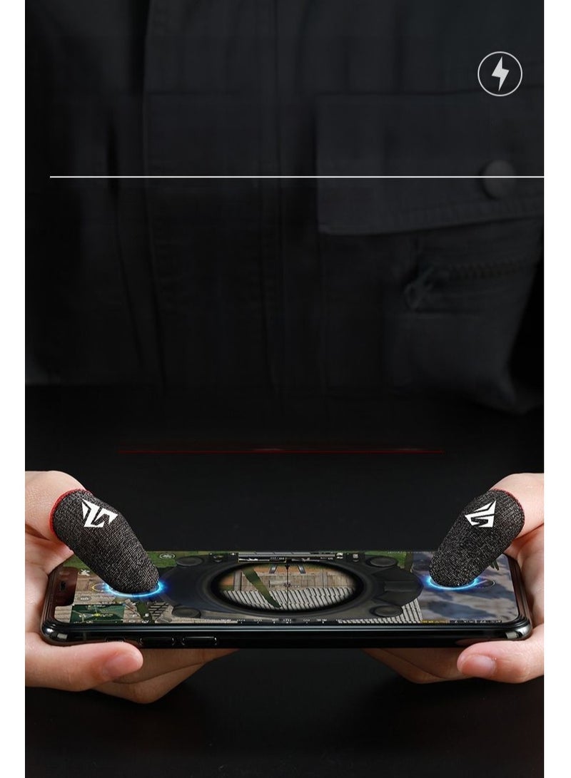 بيوينتي High Quality Gaming Super Conductive Fiber Finger Cots For Mobile Gaming Ultra High Sensitivity Smooth Operation Sweat Absorbent And Odorless Breathable Seamless Finger Cots - Image 4