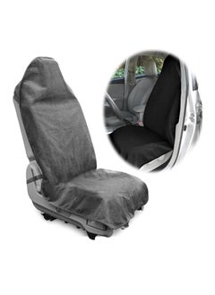 Waterproof Sweat Towel Car Seat Cover, Beach and Hiking, Fit Anti-Slip Bucket Seat Protector for Cars