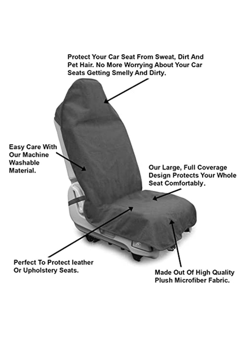 KASTWAVE - Waterproof Sweat Towel Car Seat Cover, Beach and Hiking, Fit Anti-Slip Bucket Seat Protector for Cars - Image 1