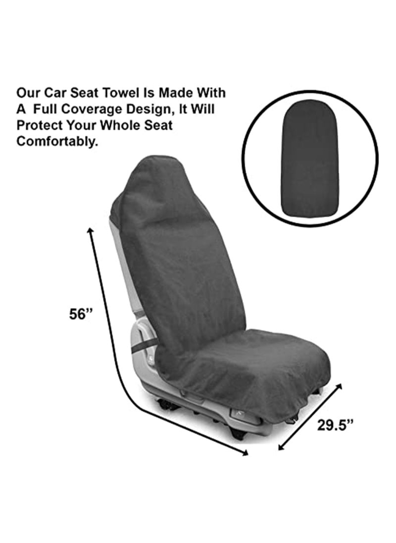 KASTWAVE - Waterproof Sweat Towel Car Seat Cover, Beach and Hiking, Fit Anti-Slip Bucket Seat Protector for Cars - Image 1