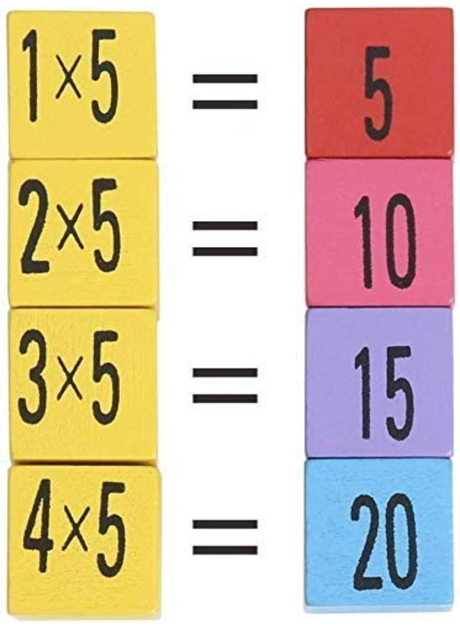 Wooden 99 Multiplication Board for Kids Ages 3-8 – Montessori Math Learning Puzzle with 100 Colorful Tiles – Double-Sided Times Table Chart 1-10 & Answers 1-100 – STEM Arithmetic Toy for Early Education, Parent-Child Play & Holiday Gifts (Christmas, Ramadan, Easter, Halloween) - Image 5
