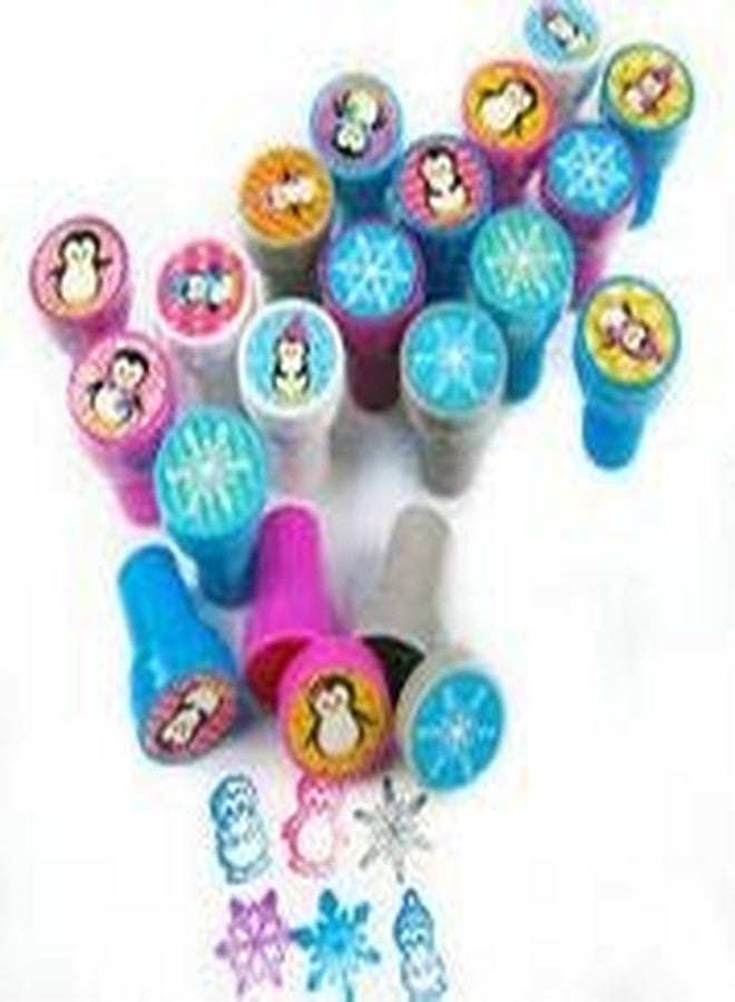 TINYMILLS Tiny Mills 24 Pcs Penguin Assorted Stamps for Kids Self Ink Stamps (12 Different Designs) Birthday Party, Stocking Stuffers, Party Favors, Goody Bag Filler Treats, Classroom Rewards - Image 5
