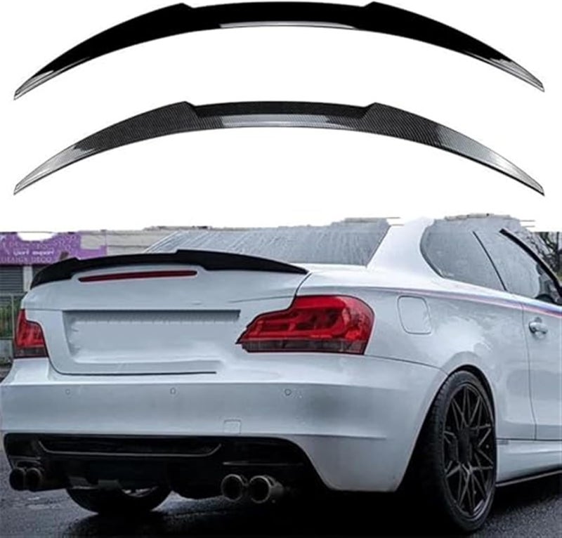 Wivplex Carbon Look Car Spoiler for 1 Series E82 E88 Coupe - Image 4