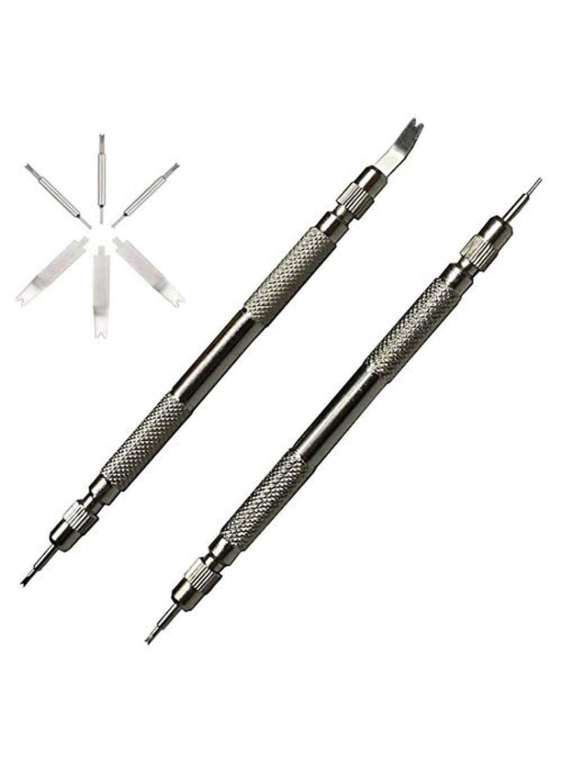 DIY Crafts DIY Crafts CTDIYHI21634 53 Inch Professional Stainless Steel Spring Bar Link Pin Remover Tool Set for Watch Wrist Bands  - Image 2