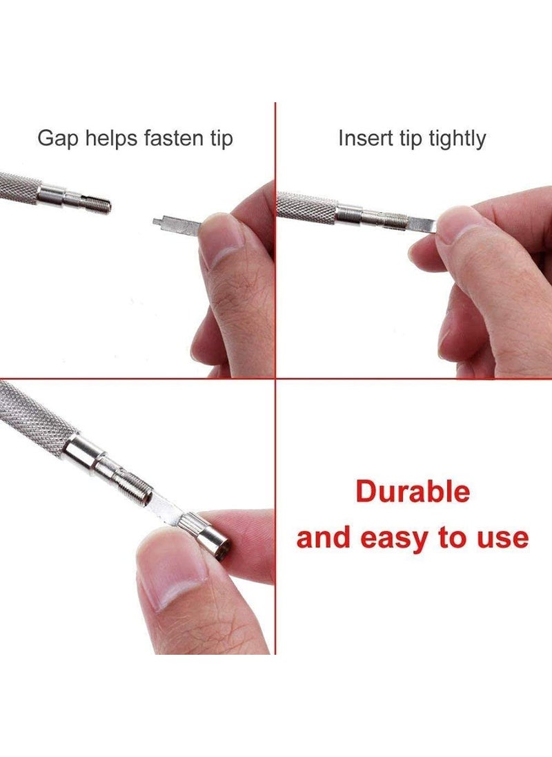 DIY Crafts DIY Crafts CTDIYHI21634 53 Inch Professional Stainless Steel Spring Bar Link Pin Remover Tool Set for Watch Wrist Bands  - Image 3