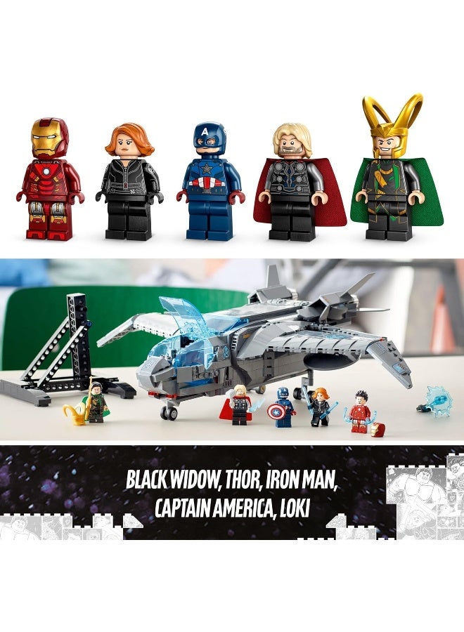 LEGO مجموعة بناء سفينة فضاء كوينجيت 76248 من ليجو مارفل ذا أفينجرز مع شخصيات ثور وآيرون مان وبلاك ويدو ولوكي وكابتن أمريكا، إنفينيتي ساغا - Image 2