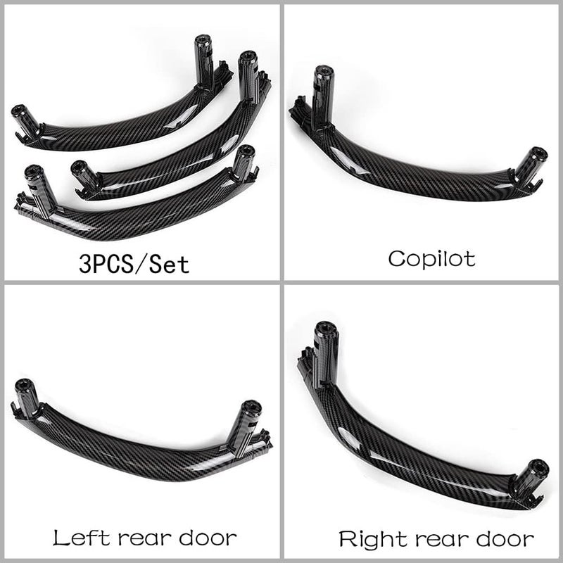 CHUANGHUI Car Door Handles for BMW X5 X6 F15 F16 2014-2018 - Carbon Fiber Replacement Cover - Image 3