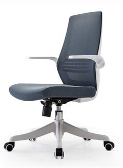 Woplek office chair professional factory mid-back task chair adjustable armrest ergonomic super comfort swivel office meeting stuff chair  - Image 2