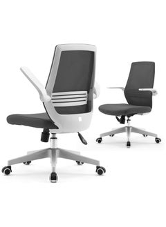 Woplek office chair professional factory mid-back task chair adjustable armrest ergonomic super comfort swivel office meeting stuff chair  - Image 3