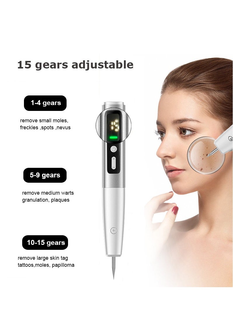 Generic Skin Tag Remover 15 Level Laser Plasma Pen Freckle Mole Warts Removal Lcd Nevus Tattoo Black Spots Remover Blemish Removal  - Image 3