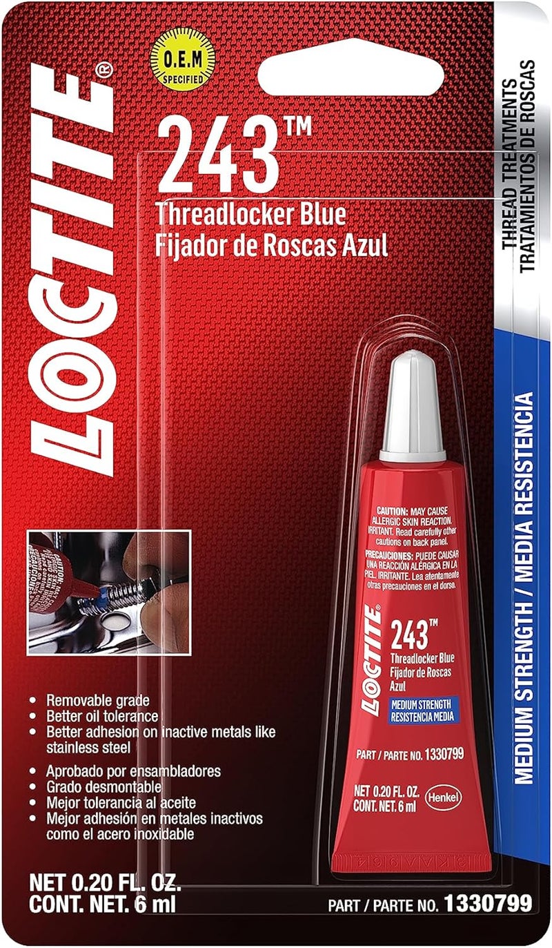 Loctite 1330799 243 أنبوب مانع تسرب الزيت الأزرق - 6 مل - Image 1