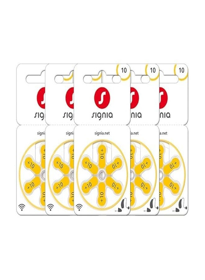 Signia Hearing Aid Batteries- Size 10- Pack of 30 Batteries - Image 1