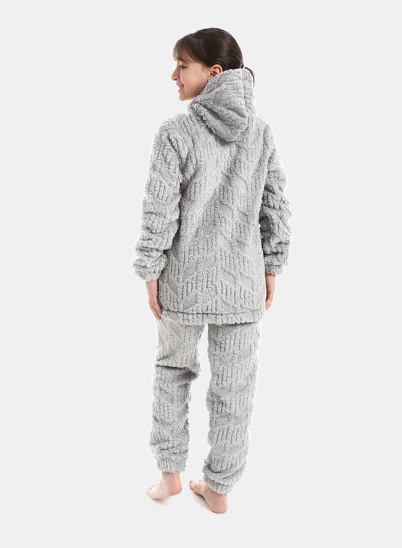 Andora Hooded Neck With Long Sleeve Pajama - Image 4