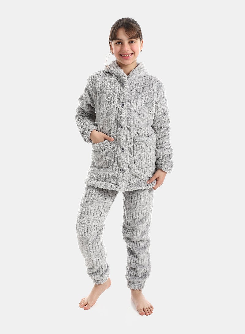 Andora Hooded Neck With Long Sleeve Pajama - Image 1