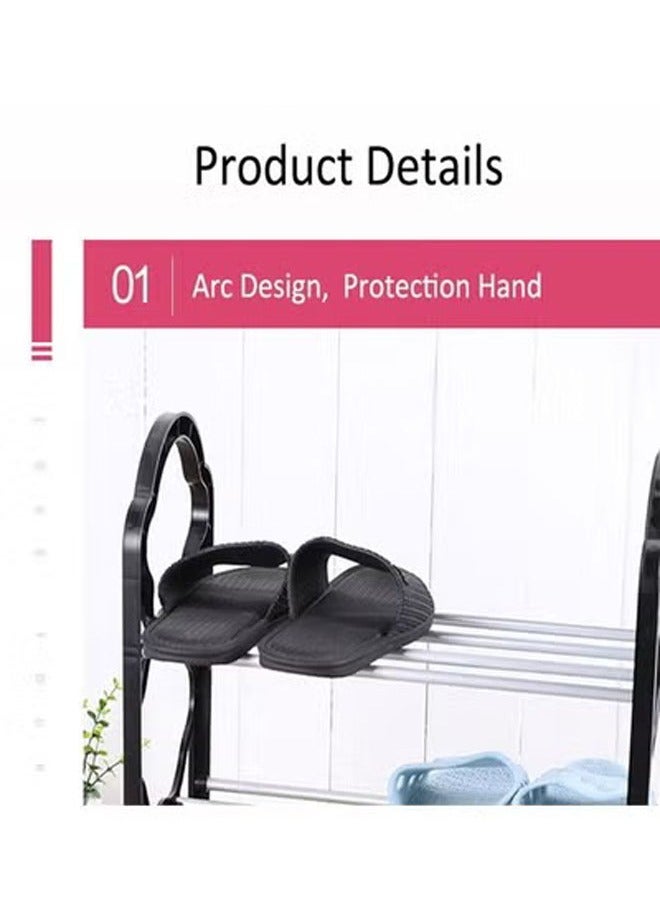 KLNAMAEAAN 4-Layers Simple Shoes Organizer Rack  - Image 4