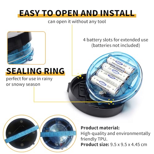Tumecos Emergency Flare Alert Warning Signal Caution Light LED Beacon Pro with Magnetic Base for Vehicle (Yellow 1) - Image 5