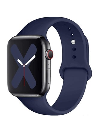 Ten Tech Silicone Sport Band for Apple Watch Ultra/Ultra 2 49mm 45mm 44mm 42mm, Waterproof Soft Silicone Sports Band for iWatch Ultra SE 8/7/6/5/4/3/2/1, Navy Blue - pzsku/ZBF4C642DB0AB033CCB3EZ/45/_/1714224002/8584fcca-5694-4886-a527-0c93df4be8ee