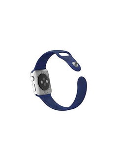 ten.tech Ten Tech Silicone Sport Band for Apple Watch Ultra/Ultra 2 49mm 45mm 44mm 42mm, Waterproof Soft Silicone Sports Band for iWatch Ultra SE 8/7/6/5/4/3/2/1, Navy Blue  - Image 4