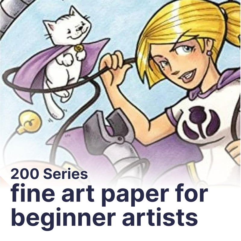 Strathmore 200 Series Watercolor Paper, Tape Bound Pad, 11x15 inches, 15 Sheets (90lb/190g) - Artist Paper for Adults and Students - Watercolors, Mixed Media, Markers and Art Journaling - Image 2