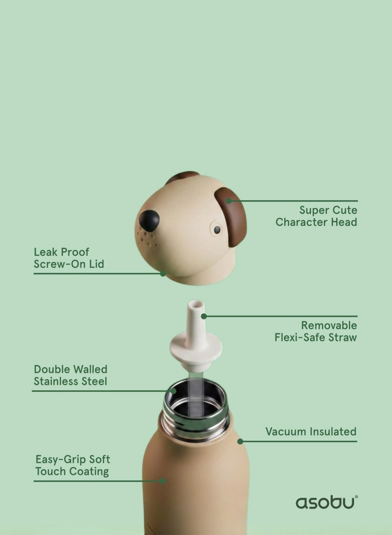 asobu Brown Dog Bestie Bottle - Image 3
