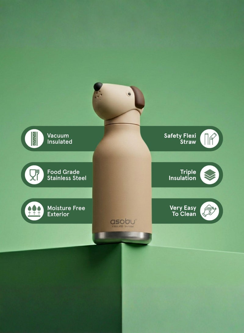 asobu Brown Dog Bestie Bottle - Image 4